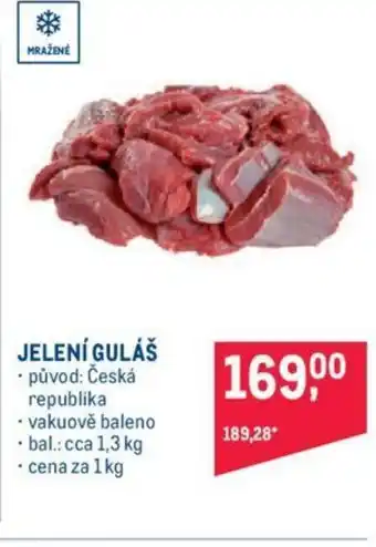 Makro JELENÍ GULÁŠ nabídka