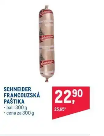 Makro SCHNEIDER FRANCOUZSKÁ PAŠTIKA nabídka