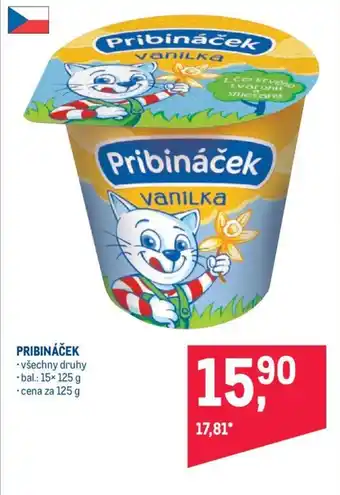 Makro PRIBINÁČEK nabídka