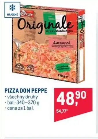 Makro PIZZA DON PEPPE nabídka