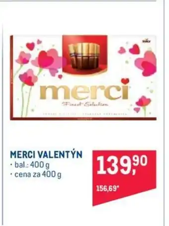 Makro MERCI VALENTÝN nabídka