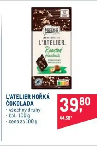 Makro L'ATELIER HORKÁ ČOKOLÁDA nabídka