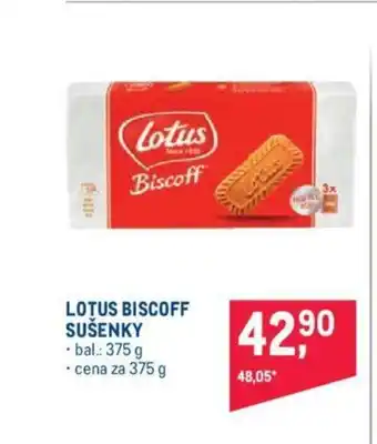 Makro LOTUS BISCOFF SUŠENKY nabídka