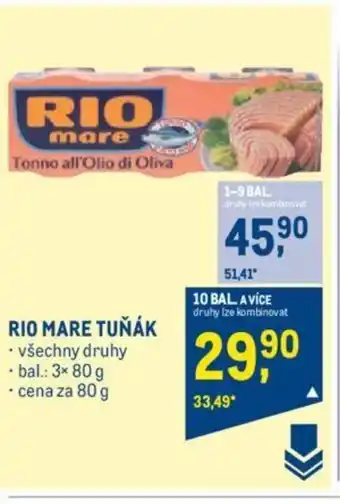 Makro RIO MARE TUŇÁK nabídka