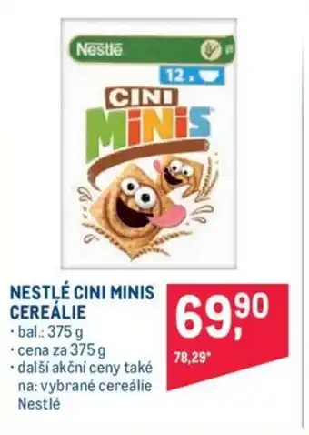 Makro NESTLÉ CINI MINIS CEREÁLIE nabídka