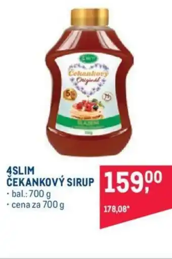 Makro 4SLIM ČEKANKOVÝ SIRUP nabídka