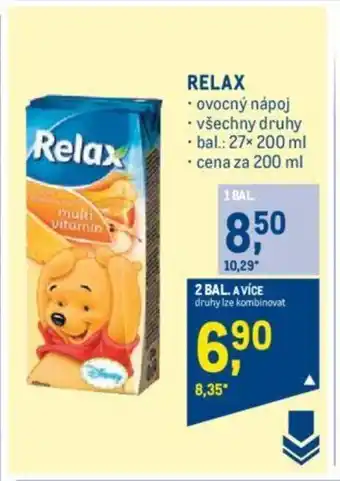 Makro RELAX nabídka