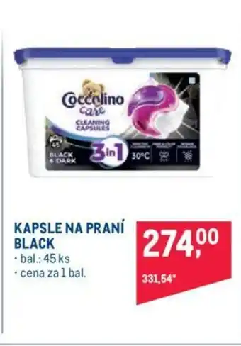 Makro KAPSLE NA PRANÍ BLACK nabídka