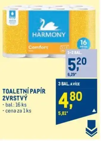 Makro TOALETNÍ PAPÍR 2VRSTVÝ nabídka