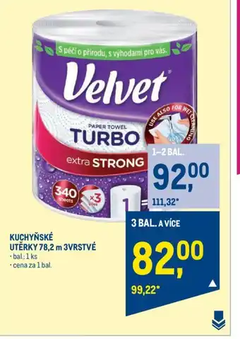 Makro KUCHYŇSKÉ UTĚRKY 78,2 m 3VRSTVÉ nabídka