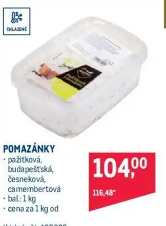 Makro POMAZÁNKY nabídka