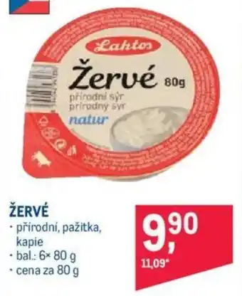 Makro ŽERVÉ nabídka