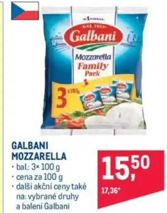 Makro GALBANI MOZZARELLA nabídka