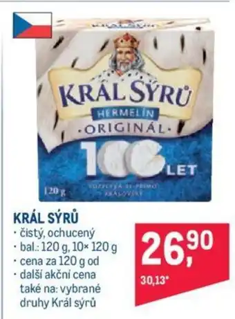 Makro KRÁL SÝRŮ nabídka