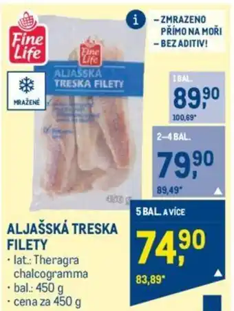 Makro ALJAŠSKÁ TRESKA FILETY nabídka