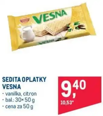 Makro SEDITA OPLATKY VESNA nabídka