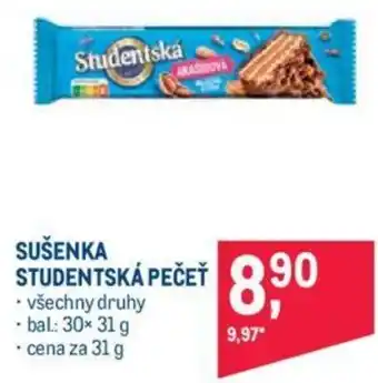 Makro SUŠENKA STUDENTSKÁ PEČEŤ nabídka