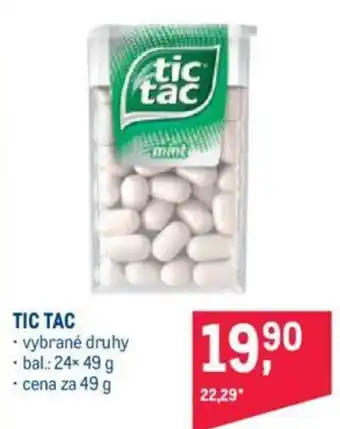 Makro TIC TAC nabídka