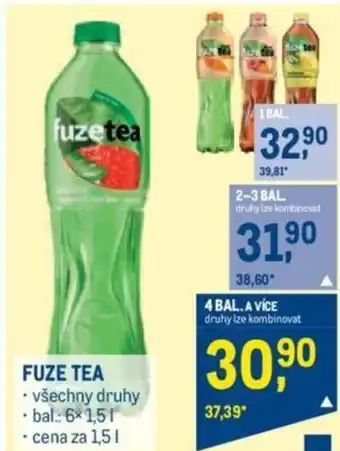 Makro FUZE TEA nabídka