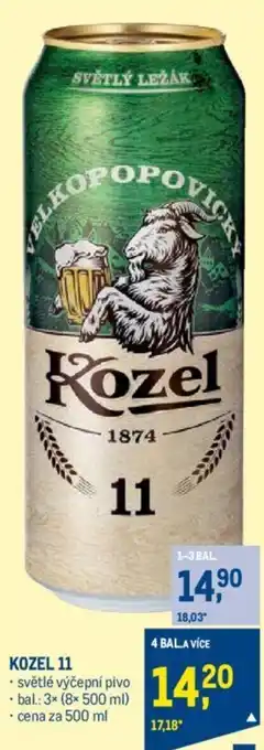 Makro KOZEL 11 nabídka