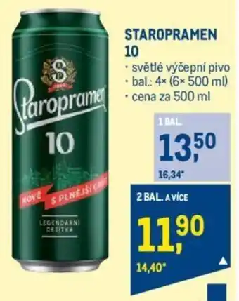 Makro STAROPRAMEN 10 nabídka