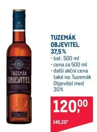 Makro TUZEMÁK OBJEVITEL 37.5% nabídka