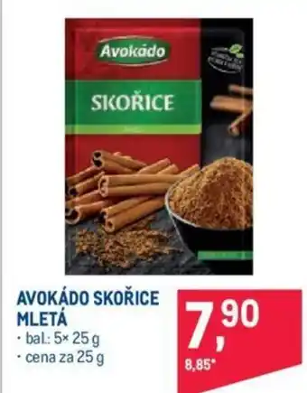 Makro AVOKÁDO SKOŘICE MLETÁ nabídka