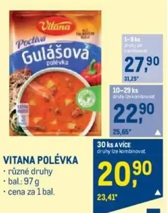 Makro VITANA POLÉVKA nabídka