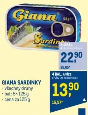 GIANA SARDINKY