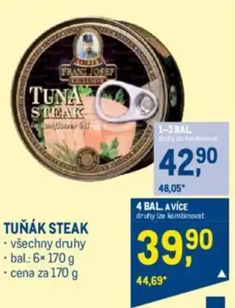 Makro TUŇÁK STEAK nabídka
