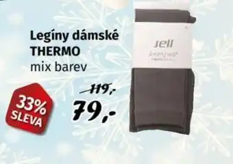Legíny dámské THERMO mix barev