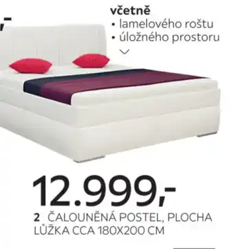 Kika Nábytek ČALOUNĚNÁ POSTEL, PLOCHA LŮŽKA CCA 180X200 CM nabídka