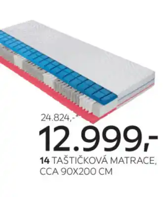 Kika Nábytek TAŠTIČKOVÁ MATRACE, CCA 90X200 CM nabídka
