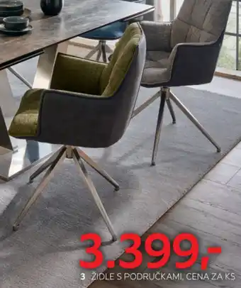 Kika Nábytek ŽIDLE S PODRUČKAMI, CENA ZA KS nabídka