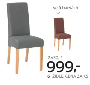 Kika Nábytek ŽIDLE, CENA ZA KS nabídka