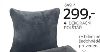 Kika Nábytek DEKORAČNÍ POLŠTÁŘ nabídka