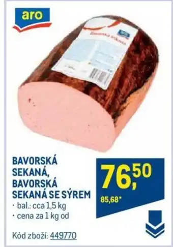 Makro BAVORSKÁ SEKANÁ, BAVORSKÁ SEKANÁ SE SÝREM nabídka