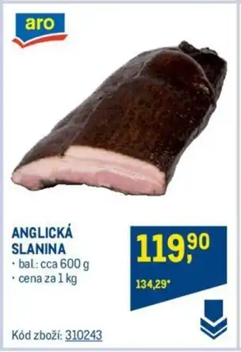 Makro ANGLICKÁ SLANINA nabídka