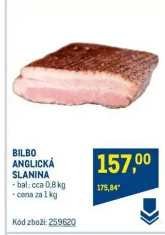 Makro BILBO ANGLICKÁ SLANINA nabídka