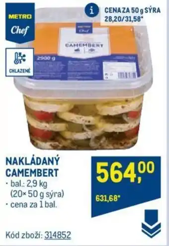 Makro NAKLÁDANÝ CAMEMBERT nabídka