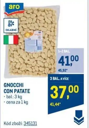Makro GNOCCHI CON PATATE nabídka