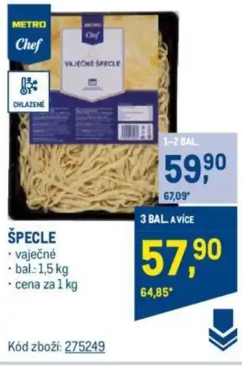 Makro ŠPECLE nabídka