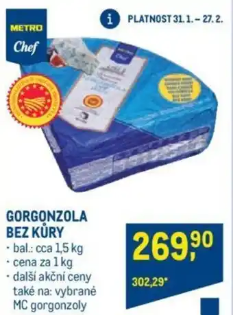 Makro GORGONZOLA BEZ KŮRY nabídka