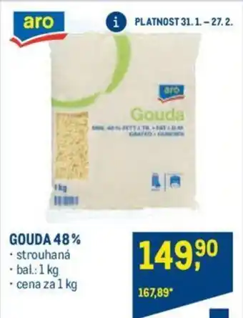 Makro GOUDA 48% nabídka
