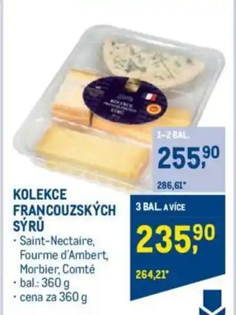 Makro KOLEKCE FRANCOUZSKÝCH SÝRŮ nabídka