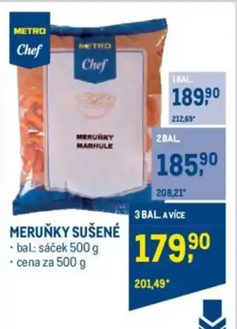 Makro MERUŇKY SUŠENÉ nabídka