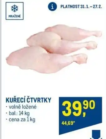 Makro KUŘECÍ ČTVRTKY nabídka