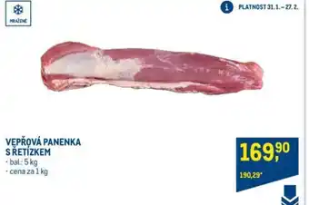 Makro VEPŘOVÁ PANENKA S ŘETÍZKEM nabídka