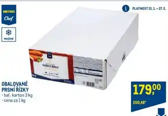 Makro OBALOVANÉ PRSNÍ ŘÍZKY nabídka