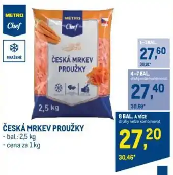 Makro ČESKÁ MRKEV PROUŽKY nabídka